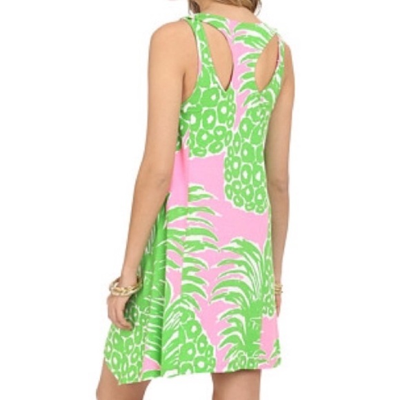 EUC Lilly Pulitzer Monterrey Dress Pink Pout Flamenco - L - Picture 4 of 10